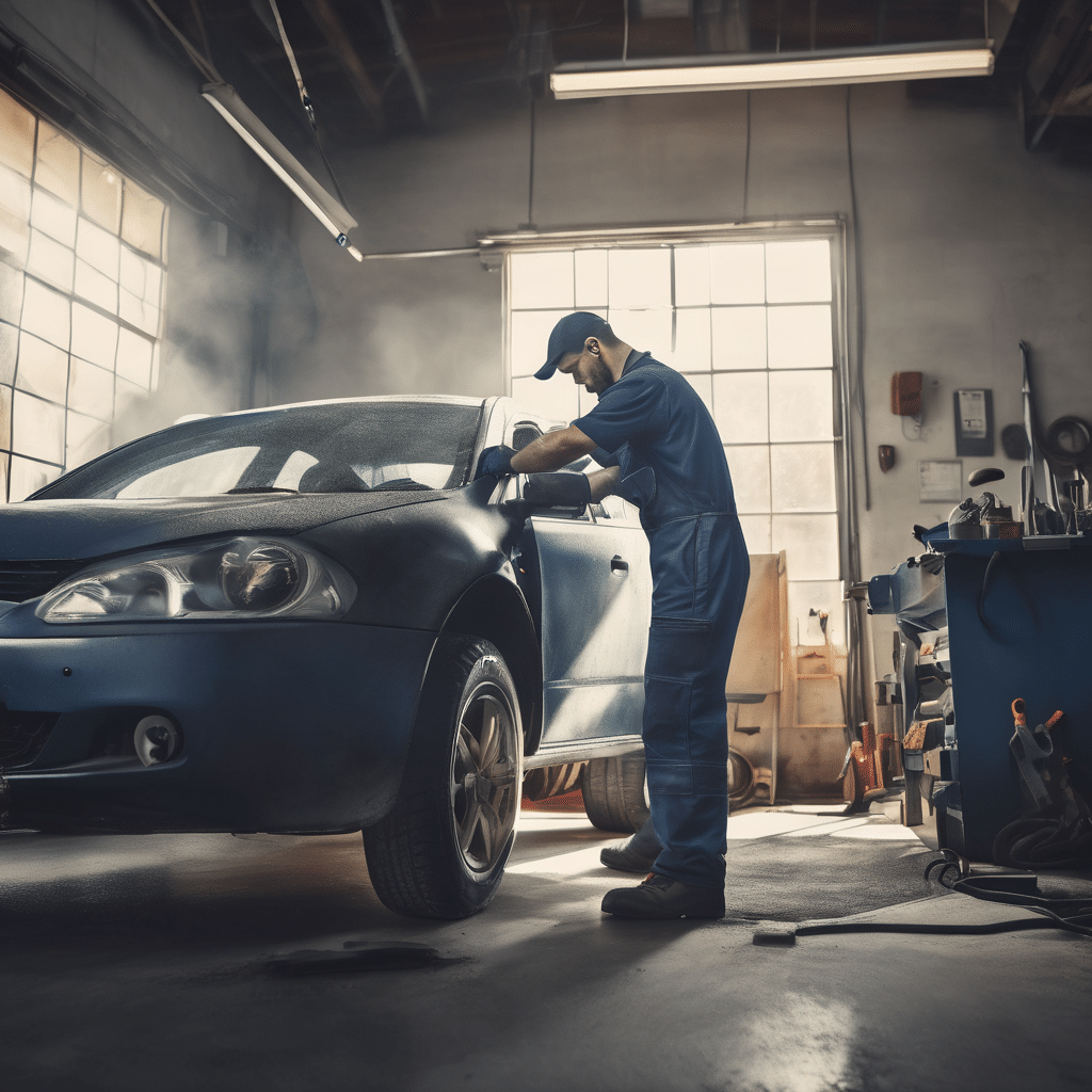 Cómo reparar una puerta rayada en un taller